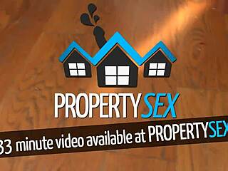 PropertySex - Hot Real Estate Agent Seduces Home Inspector with Wild Moves