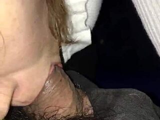 she really enjoys giving a blowjob