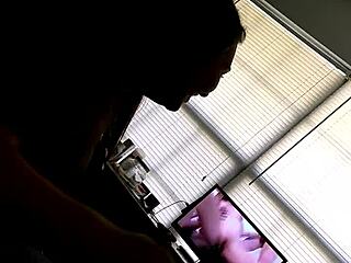 She Knows the Art of Interracial Handjob on Big Cock