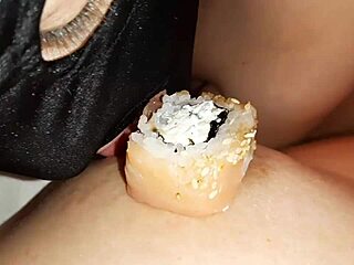 Two Female Escorts Licked Sushi Off My Body - Lesbian Illusion Girls Felt Amazing
