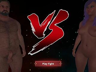 Ethan fights felicia in naked 3d doggystyle fucking action