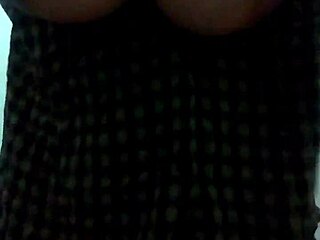 Latina amateur shakes her big tits wildly during homemade fun.