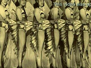 Watch These Vintage Showgirls Undress And Dance Seductively!