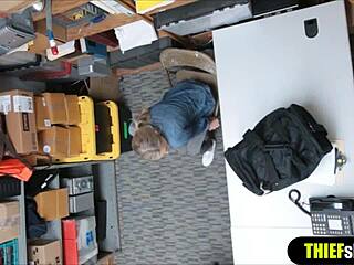 Blonde Shoplifter Teen Feels Intense Punishment Emotions While Bent Over And Fucked By Mall Officer