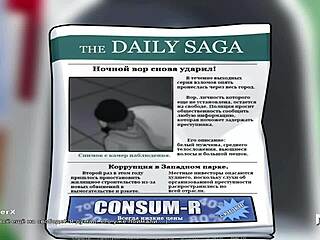 summertimesaga - big cucumber fucks mature in the kitchen e1 84