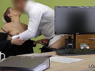 Naughty Czech Girl Charms for Loan Credit. Will She Succeed?