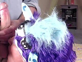 i'm the monsters inc sully slut getting face and pussy fucked in doggystyle