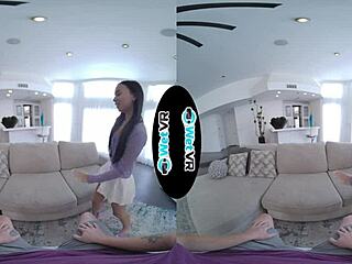 Huge Dick Slides Into Skinny Brunette POV