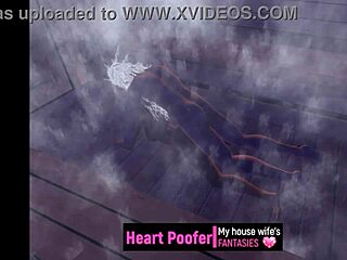 Cartoon Characters Relax In Sauna Setting