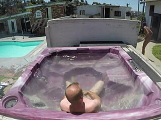 Hey Dayanara, ready for hot tub POV action?