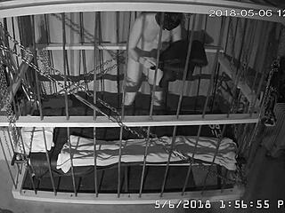 The cagecam captures raw unedited bondage feed tonight