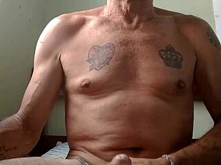 A man enjoys intimate moments with another