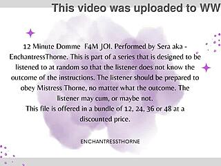 femdom joi session 4 of 12 with jerk off instructions