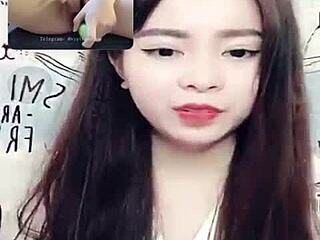 Jin xinh bunny in full face live show