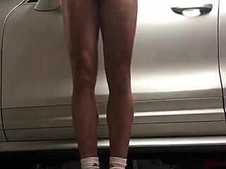 Gym workout turns into spying in the garage!