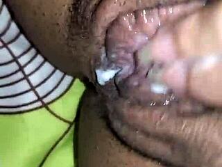 my incredible orgasm video with creamy pussy close up