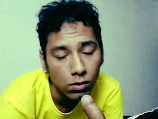 Enjoying the delicious hairy cock of this Argentinian man with oral pleasure.