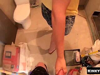 European blonde goes wild with a big cock