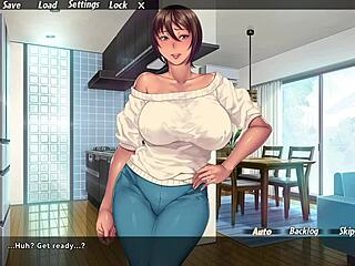 Caught fapping to step mom's friend in kitchen drama