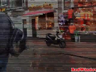 Damn, Dutch Hooker Facialized in Wild Threeway Pussy Licking!