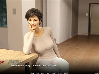 Visual novel with interactive choices and multiple endings