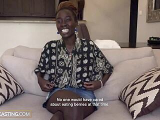 African model tricked into banging casting producer hard