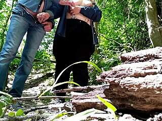 sexy fat stranger assisting me outdoors