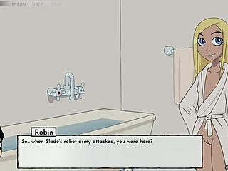 Raven goes on a date in the 18 Titans game, exploring anime-style interactions