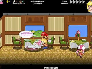 Peach’s untold tale: an erotic anime game with big-boobed Mario and his friends