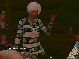 3D animated Asian game with big cock and 69 oral sex