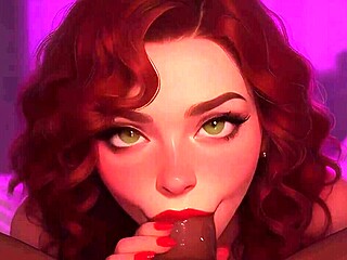 redhead stepsister dances at the club in 3d anime pov