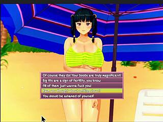 Curvy Mya gets wild in beach sex adventure!