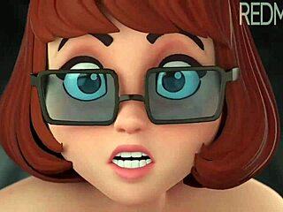Velma from Scooby-Doo in Wild 3D Cartoon Action! Wow!