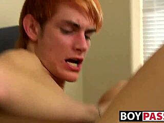 Sweet twink kyler moss gets rimmed and anal