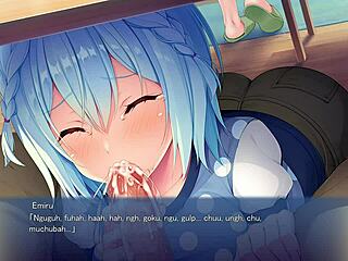 secret stay home ep 2 - sneaky sucking under table