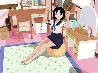 [mia] anime school girl gravure in her rooms