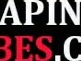 lezdom toys gaping asshole before fisting submissive in bondage