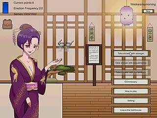 cute ladies exposed in public bath hentai