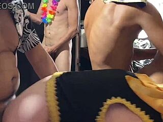 Big cock amateurs in homemade gangbangs for your pleasure