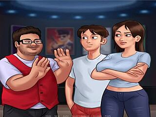 Continuing the summer time saga uncensored adventure in part 23