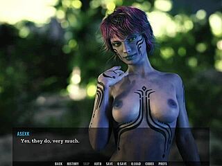 Threesome With Two Horny Milfs In Tales From The Unending Void 33