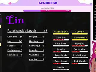 Vtuber Lewdneko Moans Playing Harem Hotel with Vibrator—Part 22.