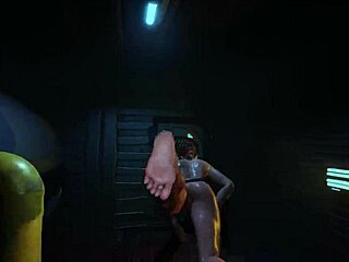 Project Werewulf features intense anal sex with big tits in furry horror game part 3