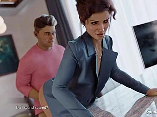 Boss in heels fucked hard by janitor’s big dick in office. She’s left dripping wet after intense pounding.