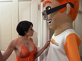 Daya dares wild cowgirl casting with Porndude