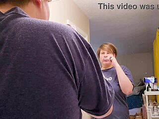 Clara Crisp Prepares for Giantess BBW Fetish Video.