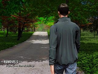 curvy cutie in ripped outfit shows wild 3d style.