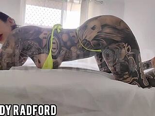 Slutty twerking and teasing with big tits shaved pussy from beautiful milf melody radford