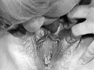 Hot Damn! Vintage Lesbians Dive into Hairy Pussy!