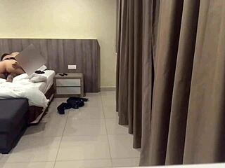 Hidden Cam Catches Cheating Tinder Slut Riding Malaysian Guy